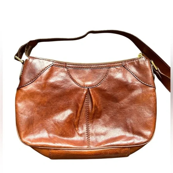 The Bridge Vintage Brown Leather Shoulder / Crossbody Bag - Picture 3 of 16